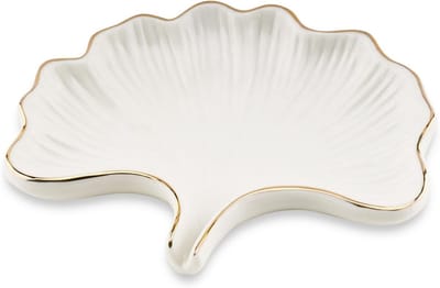 Ginkgo Blad Vormige Zeepdispenser voor Badkamer, Ideaal voor Douche, Keuken en Wastafel, Houdt Zeep Droog en Makkelijk Schoon te Maken