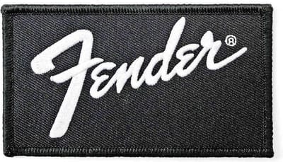 Fender - Logo Patch - Zwart