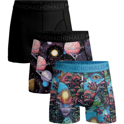 Muchachomalo Boxershort heren – 3 Pack – 95% Katoen – Heren Ondergoed – Kleding – Stevig Ondergoed – Onderbroeken Heren