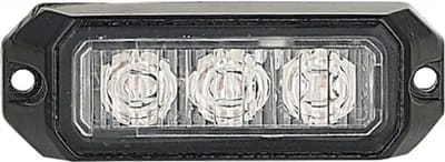 LED Flitslamp -3 LEDs - Oranje - R65 - R10 - 9W - 12V / 24V - 5 meter kabel