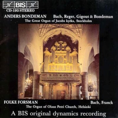 Anders Bondeman - J.S. Bach: Prelude And Fugues In F Minor (CD)