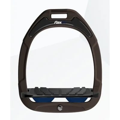 Ingelaste Steigriemen Bruin/Zwart/Marine Flex-On Green Composite