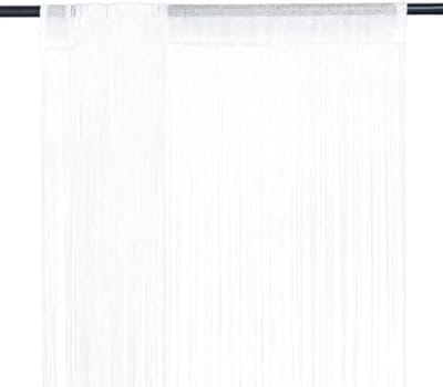 Deurgordijn vliegengordijn - Deur gordijn - 140x250 cm - Wit