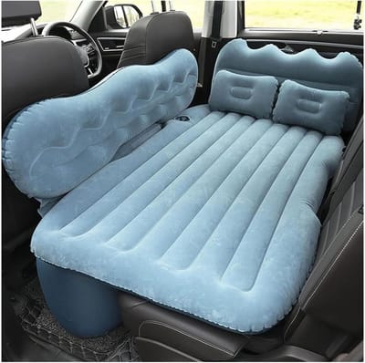 Auto Luchtbed - Opblaasbaar Matras - Comfortabel Slapen - Perfecte Pasvorm - 100 g - Grijs