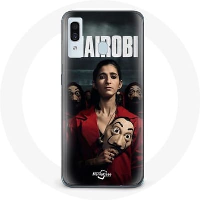 Coque - La casa de papel - Samsung Galaxy A30 - Souple - Noir - Protection