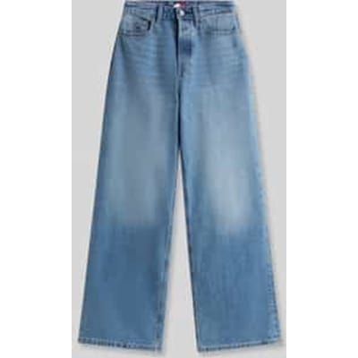 Wide & loose fit jeans van katoenmix model 'CLAIRE'
