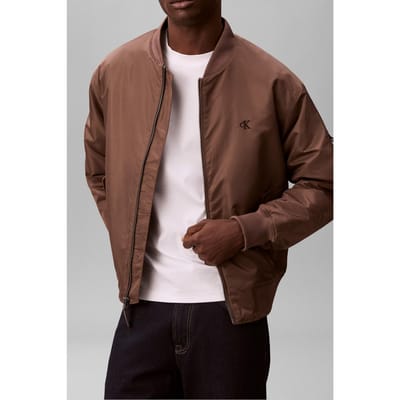 Calvin Klein Long Sleeve Jeans Hero Bomber Jacket Warm Oak Taglia: XL | Bomber Outlet | Uomo