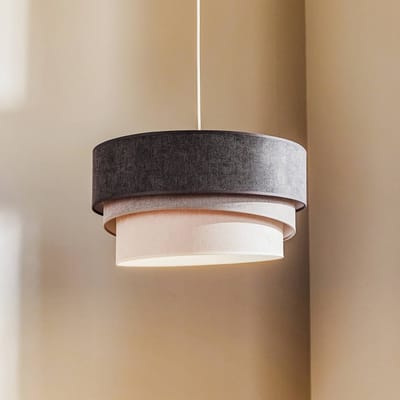 Duolla Hanglamp Pastel Trio donkergrijs/grijs/lichtgrijs