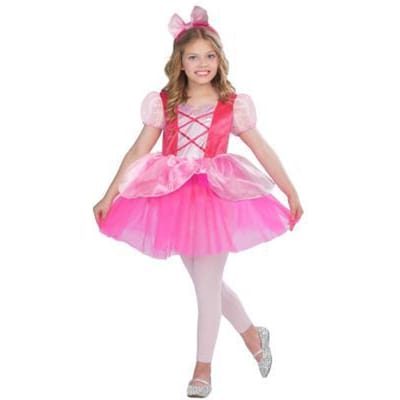 Magic Flip roze prinses 128-134cm Feestkleding Opmaken en sieraden