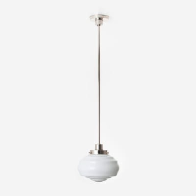 Hanglamp Alphonse 20's Nikkel - Art Deco Trade
