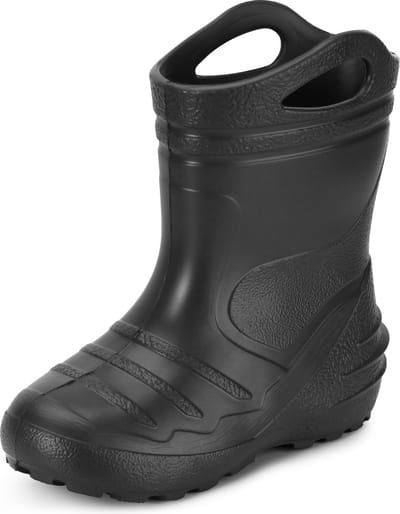 Ladeheid LA-KL-051-Summer Kinderen Regenlaarzen - Rubber Laarzen - EVA - Zwart - 23
