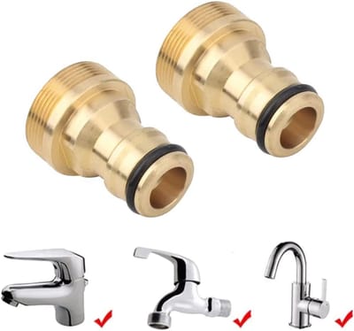 2x Universele Kraan T-stuk Adapter voor Keuken- en Tuinslang Aansluiting - Waterconnector Gereedschap