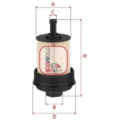 Oliefilter SOFIMA S 5285 PE