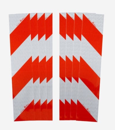 Containermarkeringset Klasse 2 compleet | Avery Dennison 1x links, 1x rechts / 141mm / 705mm