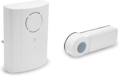 Draadloze Pluggable Deurmelder met Groot Bereik Wit