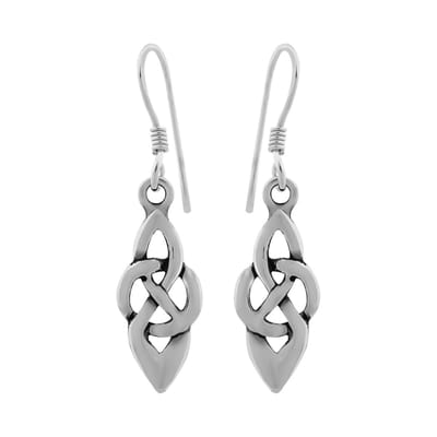 WeLoveSilver - Zilveren oorhangers - Keltische knoop - Hypoallergeen