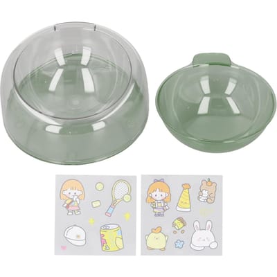 Gamelle inclinée pour chat 500 ml Transparente Support amovible Santé améliorée Gamelle robuste inclinée pour chien vert