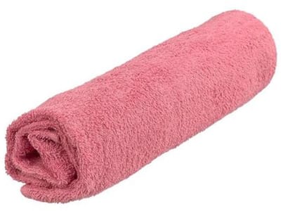 Bobtuo Katoenen Handdoek Girly Roze 50x85cm