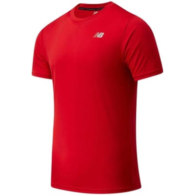 T-shirt Korte Mouw New Balance T-shirt de course Modèle NB Dry 100% polyester