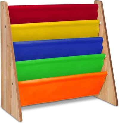DD Kinderboekenkast - Boekrek Kinderkamer - Kinderboekenrek - 27cm x 67cm x 60cm
