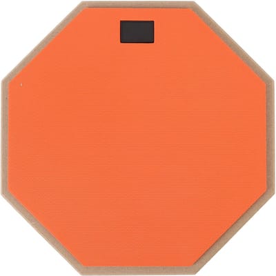 12-inch Stille Oefen Drumstel Pad Set Rubberen Uiterlijk Stille Drum Pad met 2 Paar Drumstokken voor Thuis oranje