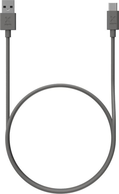Xtorm USB-A naar USB-C Kabel - 1 meter - Grijs
