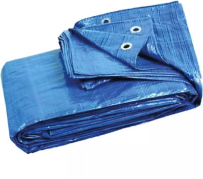 Benson Blauw dekzeil - 1,5 x 2,5 m - PE 120GSM - met hoekversteviging