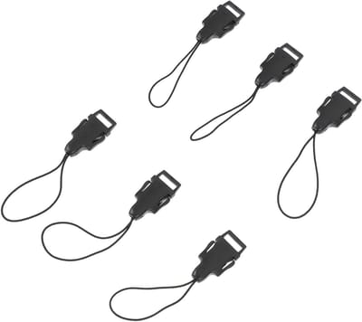 Camera Adapter Clips - Snelle Ontkoppeling - Camera Beveiligen - Compact Lichtgewicht - 20 Stuks - Zwart