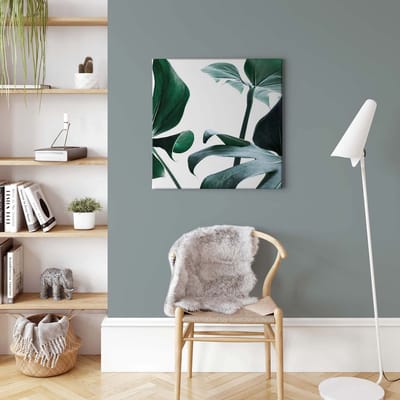 Canvas print DD123253 MonsteraDelici A.S. Création 0,5 x 0,5 m Groen Kantoor Hal/Gang Keuken Slaapkamer Woonkamer