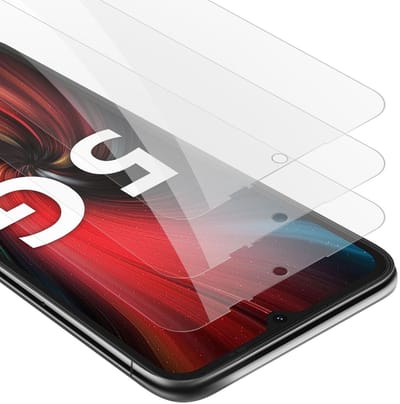 Cadorabo 3x Screenprotector geschikt voor Umidigi F3 (4G / 5G) / F3S / F3 SE - Beschermende Pantser Film in KRISTALHELDER - Getemperd (Tempered) Display beschermend glas in 9H hardheid met 3D Touch