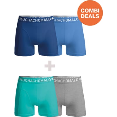 Muchachomalo Boxershort Heren – 4 Pack – 95% Katoen – Heren Ondergoed – Kleding – Stevig Ondergoed – Onderbroeken Heren