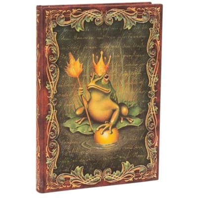 Paperblanks cahier, the brothers grimm frog prince, hardcover, formaat midi, gelinieerd