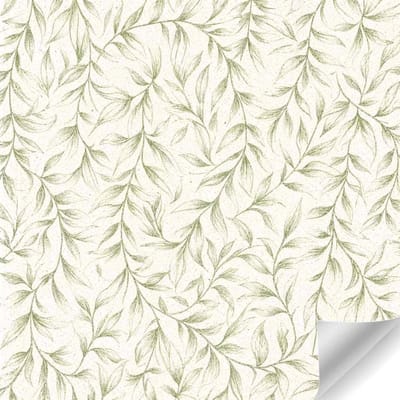Papierrol Cadeaupapier – Bladeren – 50 cm x 100 m – Natuurlijk Inpakpapier – Duurzaam & Recyclebaar