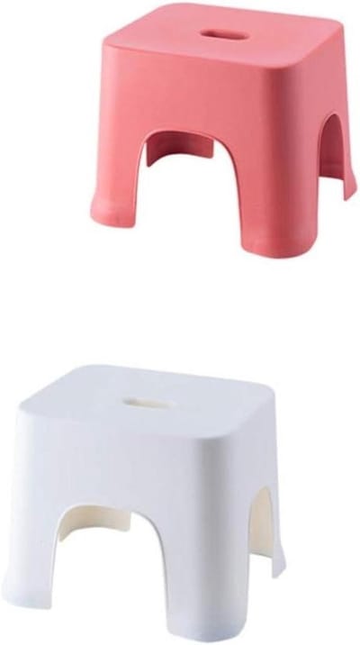 Badkamer Kruk - Douchekruk Toiletkruk - Veilig Staan - Antislip Voeten - 29.5x25.5x23.5cm - D