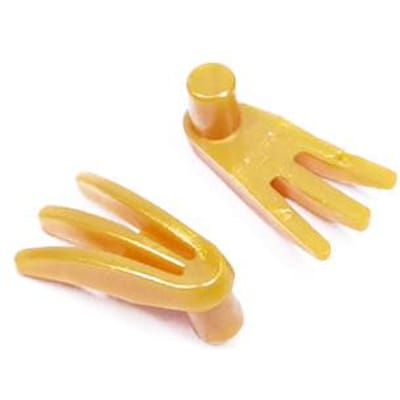 MOC 10 PIÈCES 10187 Griffes de Loup Portables Briques de Construction Accessoire Bras Briques Multicolore Assemblage Particules Jouets Cadeaux d'Anniversaire pour Enfants doré