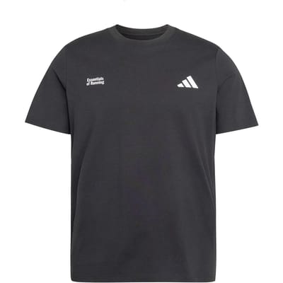Adidas Performance Run Essentials Graphic T-Shirt - Heren - Zwart