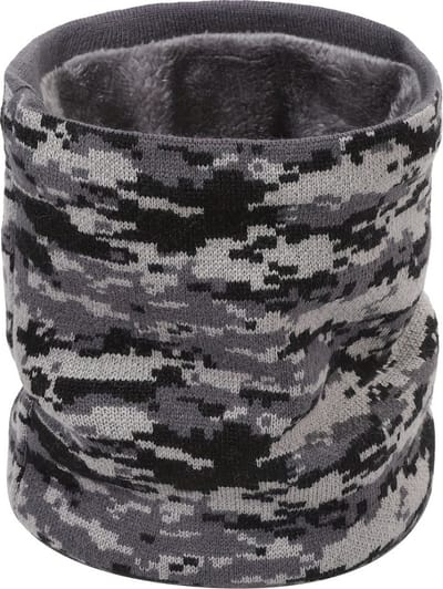 Nivard Nekwarmer - Dames - Fleece - Motor - Bandana - Masker - Colsjaal - Sjaal - Gewatteerd - Winter - Fietsen - Camo - Zwart