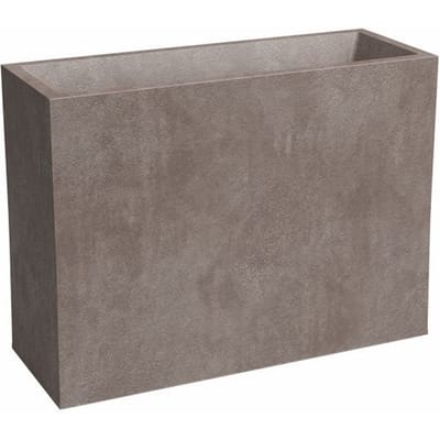 Artevasi sydney hoog kunststof plantenbak 79.5x29.5x68cm taupe