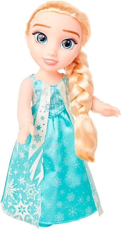 Disney pop Elsa Frozen 38 cm met jurk en accessoires.