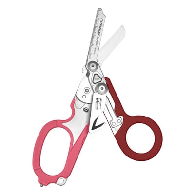 Leatherman Raptor Rescue - Nood Vouwschaar met Bandsnijder & Glasbreker - Voor Professionals, Hulpverleners, Brandweer - Raspberry Rose met Utility Holster