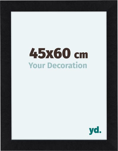 Your Decoration - Fotolijst 45x60 cm - MDF - Zwart Mat - Como
