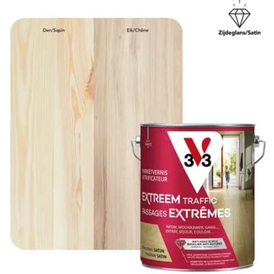 V33 Vernis Lak Parket Extreme Protection Zijdeglans Kleurloos 5l