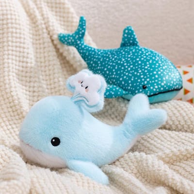 25cm Cartoon Leuke Walvis Pluche Pop Kussen Spuitwalvis Orka Zee Dieren Knuffel Huisdecoratie Cadeau Voor Kinderen about 25cm