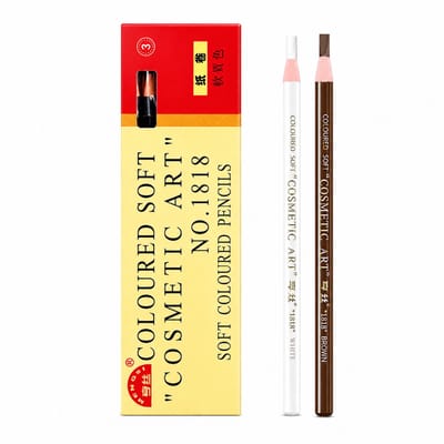 Guardian Beauty Wenkbrauwpotlood - Zachtgekleurd - 2 Stuks - Wit & Bruin