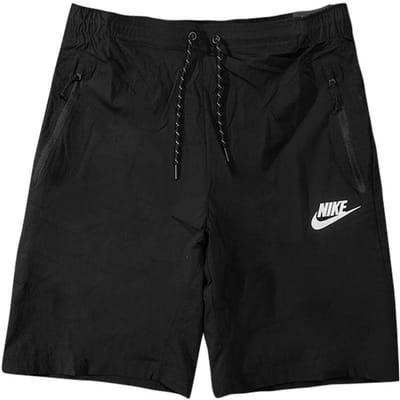 Shorts à cordon de serrage Nike Couleur Unie Imprimé Logo Homme Bas Noir 886805-010 XXL black