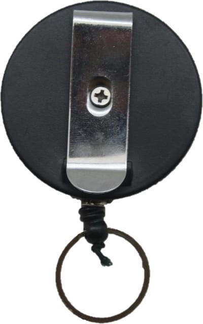 Benson Roller Clip met trekkoord - snel toegang - zwart - 70 cm koord