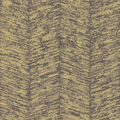Grafisch behang Profhome 386974-GU vliesbehang gestructureerd met grafisch patroon glinsterend bruin grijsbeige 5,33 m2