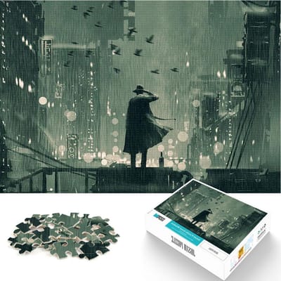 Puzzel 1000 delen - Volwassenen spel - Ontspanning thuis - Mini fragmenten - 38 x 26 cm - Detective