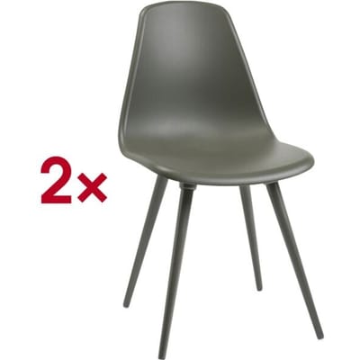 Topstar® T 2020 kuipstoel, 4-poot, desinfectiebestendig, zonder armleuningen, grijs/grijs