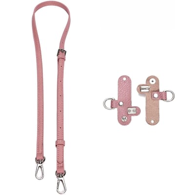 Geen Boren, Brede Schouderband, Leren Gesp, Verstelbare Tasriem, Crossbody Riem.